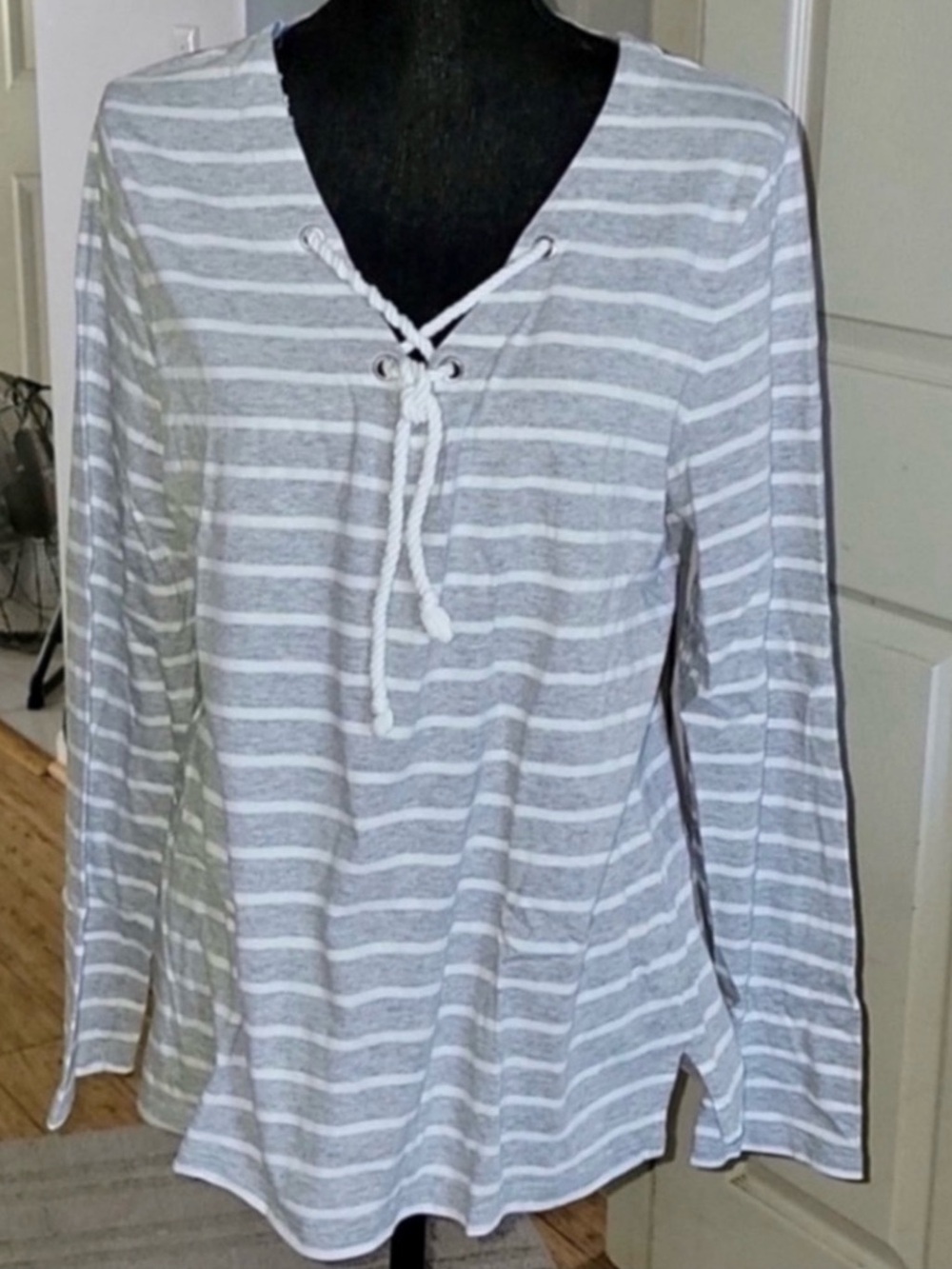 Beautiful XL 100% Cotton Nautica Blouse (NWT)